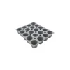 Moule silicone 20 mini cannelés bordelais Elastomoule - De Buyer