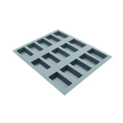 Moule silicone 15 mini financier Elastomoule - De Buyer