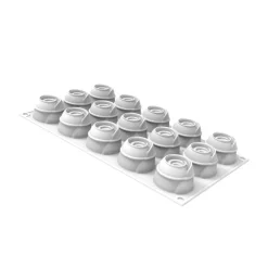 Moule Silicone Mini Givré Ø 4 x H 3 cm (x15) - Silikomart