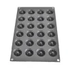 Moule silicone mini Kouglof x24 - Patisse