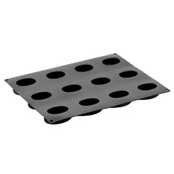 Moule Silicone Moka 8,3 x 5,8 x H 3,2 cm (x12) - Pavoni