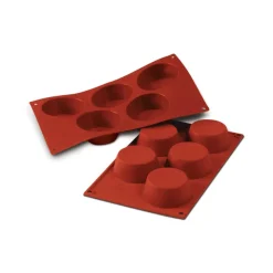 Moule Silicone Muffins 8,1 cm x H 3,2 cm (x5) - Silikomart