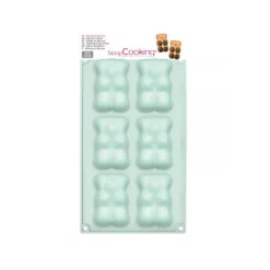Moule silicone Ourson x6 - ScrapCooking