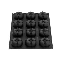 Moule Silicone Pêche Plate 7,4 x 7 x H 3,7 cm (x12) Pavoflex