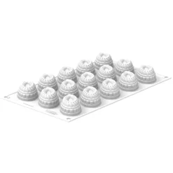 Moule Silicone 15 Pleincœur Ovale 5,3 x 3,6 x H 2,5 cm - Silikomart