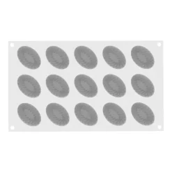 Moule Silicone 15 Pleincœur Ovale 5,3 x 3,6 x H 2,5 cm - Silikomart