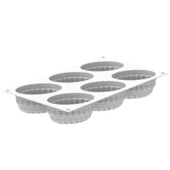 Moule Silicone 6 Pleincœur Ovale 12,4 x 8,4 x H 4,3 cm - Silikomart