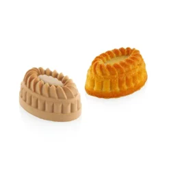 Moule Silicone 6 Pleincœur Ovale 12,4 x 8,4 x H 4,3 cm - Silikomart