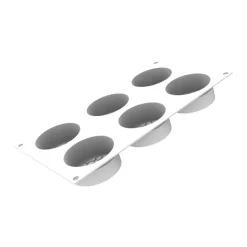Moule silicone portion Valentine x6 - Silikomart Professional