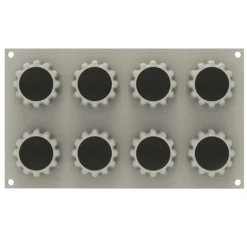 Moule silicone portion x8 Méduse 5,8cm - Silikomart
