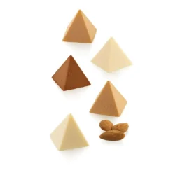 Moule Silicone 18 Pyramides 3,2 x 3,2 x H 3,2 cm - Silikomart