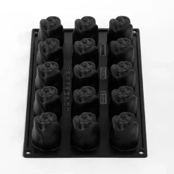 Moule Silicone Rose Romance Ø 4 x H 4,5 cm (x15) - Pavoni