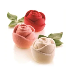 Moule silicone 6 roses Rosa - Silikomart