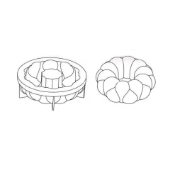 Moule silicone Singapore Le Torte di Emmanuele - Pavoni