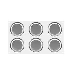 Moule silicone Splash 110 ml x6 - Silikomart Professional