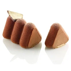 Moule silicone triangle Flex Trilogy x4 - Silikomart