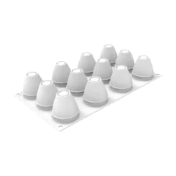 Moule Silicone 12 Œufs Ø 4,6 cm x H 6,3 cm - Silikomart
