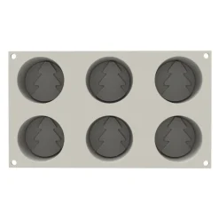 Moule silicone x6 Mini Hiver - Silikomart