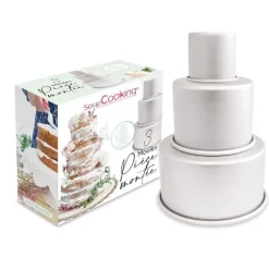 Moules piece montée inox x3 - ScrapCooking