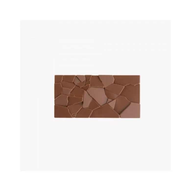 Moule Tablette Chocolat Crush 15,5 x 7,7 cm x H 1 cm (x3) - Pavoni