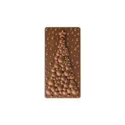 Moule tablette chocolat sapin Bubble Tree - Pavoni Italia
