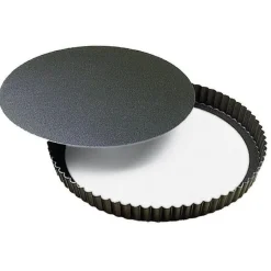 Moule à tarte cannelé avec fond amovible 28 cm – Gobel