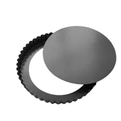 Moule à tarte cannelé 32cm fond amovible - De Buyer