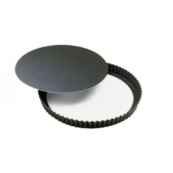Moule à tarte cannelée avec fond amovible 20cm - Gobel
