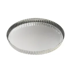 Moule à tarte cannelé en fer blanc 24 cm – Gobel