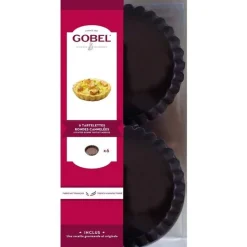 Moule à tartelette cannelé 10 cm (x6) - Gobel