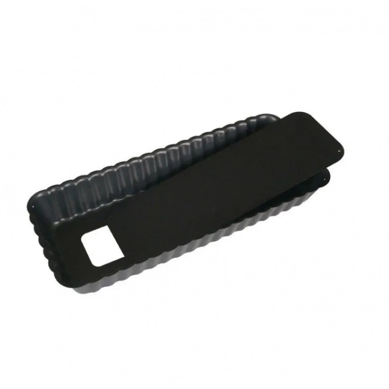 Moule à tarte rectangulaire fond amovible 20cm - De Buyer