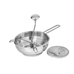 Moulin légumes inox 18cm 2 grilles - Artame