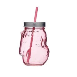 Mug verre Licorne + paille - BarCraft