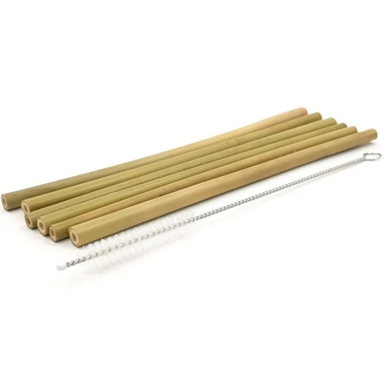 Paille bambou bio x6 - Cookut