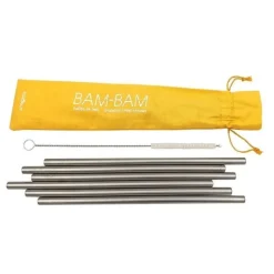 Paille réutilisable en inox x6 - Cookut