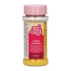 Paillette cristaux sucre jaune 80g - FunCakes