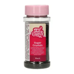 Paillette cristaux sucre noir 80g - FunCakes