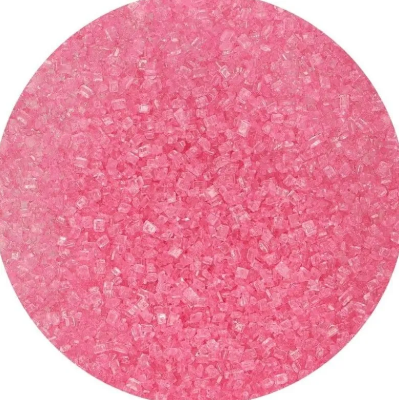 Paillette cristaux sucre rose 80g - FunCakes