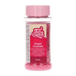 Paillette cristaux sucre rose 80g - FunCakes