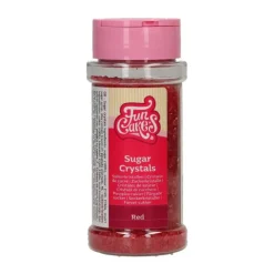 Paillette cristaux sucre rouge 80g - FunCakes