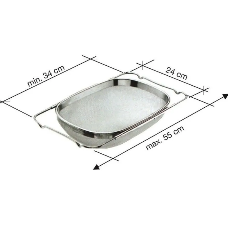 Passoire inox extensible