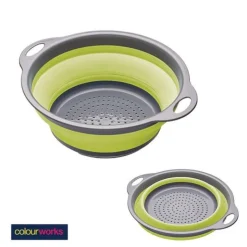Passoire retractable 24 cm Colourworks vert - Kitchen Craft