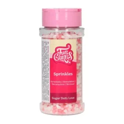 Perle de sucre rose et blanche 80g - FunCakes