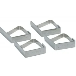 Pince à nappe inox x4 - Kitchen Craft