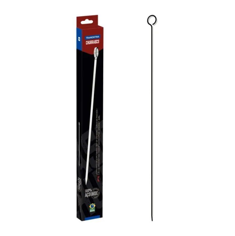 Pique à Brochette 30 cm en Inox (x6) Churrasco - Tramontina