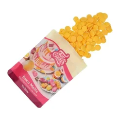 Pistoles Deco Melts jaune 250g - Funcakes