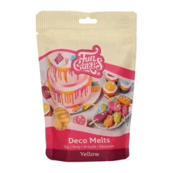 Pistoles Deco Melts jaune 250g - Funcakes
