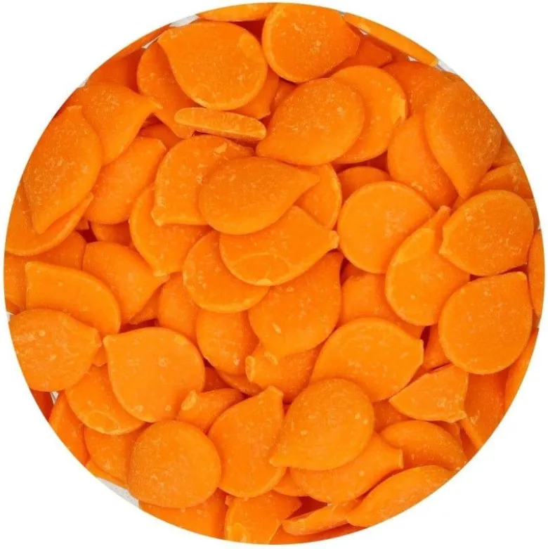 Pistoles Deco Melts orange 250g - FunCakes