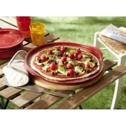 Pizza Stone céramique rouge - Emile Henry