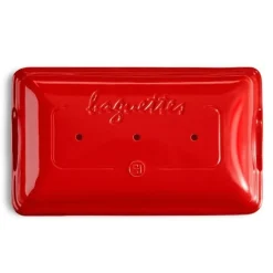 Plaque à baguettes rouge - Emile Henry